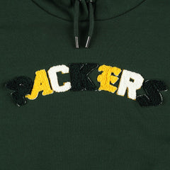Green Bay Packers The Wild Collective Women's Cropped Pullover Hoodie Green - NFL