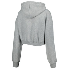 Indianapolis Colts The Wild Collective Women's Cropped Pullover Hoodie Gray - NFL