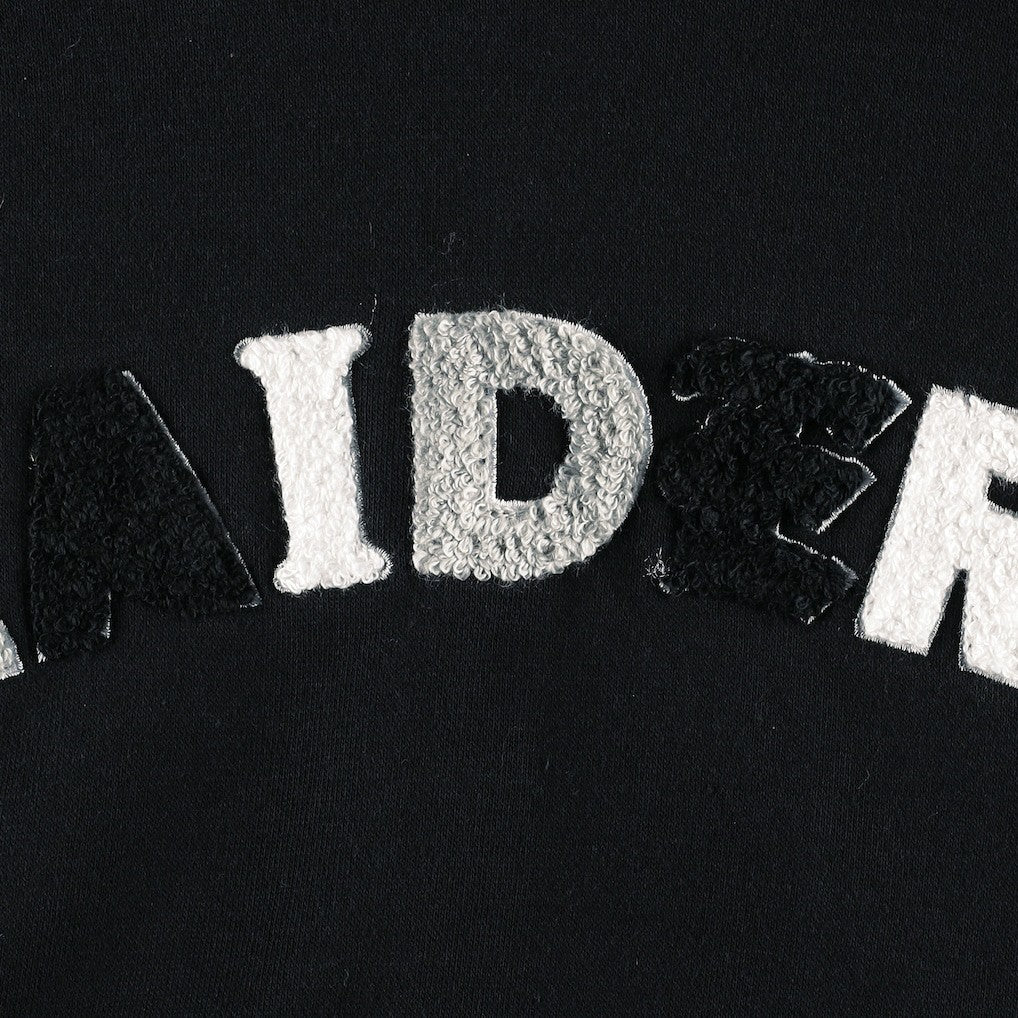 Las Vegas Raiders The Wild Collective Women's Cropped Pullover Hoodie Black - NFL