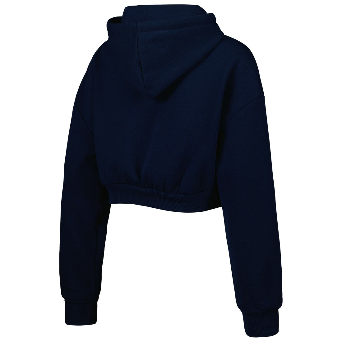 Tennessee Titans The Wild Collective Women's Cropped Pullover Hoodie Navy - NFL