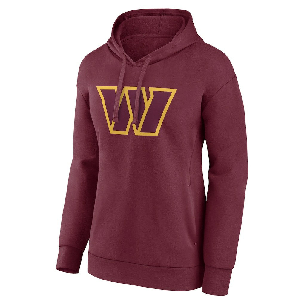 Washington Commanders Women's Team Primary Logo Pullover Hoodie Burgundy - Fanatics