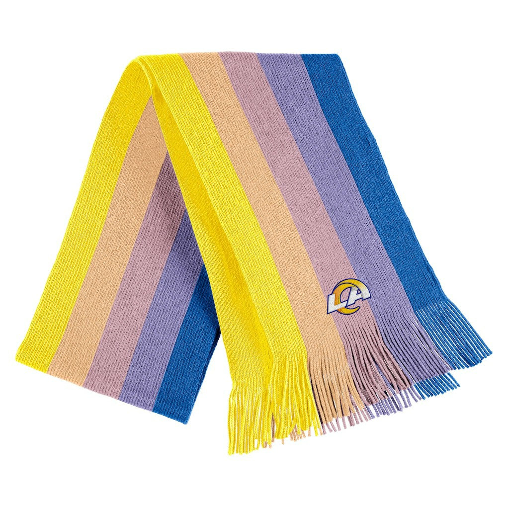 Los Angeles Rams WEAR by Erin Andrews Women's Ombre Pom Knit Hat and Scarf Set Gold - NFL