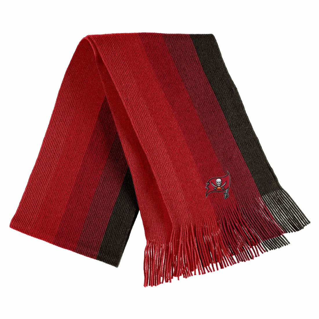 Tampa Bay Buccaneers WEAR by Erin Andrews Women's Ombre Pom Knit Hat and Scarf Set Red - NFL