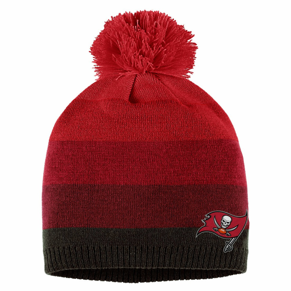 Tampa Bay Buccaneers WEAR by Erin Andrews Women's Ombre Pom Knit Hat and Scarf Set Red - NFL