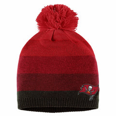 Tampa Bay Buccaneers WEAR by Erin Andrews Women's Ombre Pom Knit Hat and Scarf Set Red - NFL
