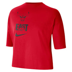 Nike - Chicago Bulls Women's Essential Boxy T-Shirt - Red