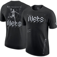 Nike - Brooklyn Nets Courtside Air Traffic Control Max90 T-Shirt - Black