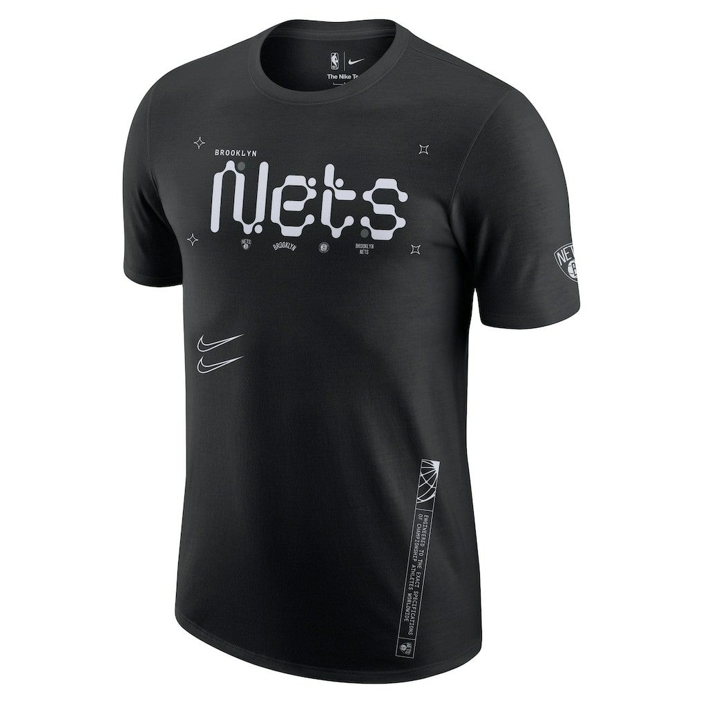 Nike - Brooklyn Nets Courtside Air Traffic Control Max90 T-Shirt - Black