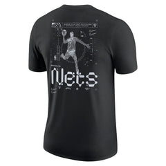 Nike - Brooklyn Nets Courtside Air Traffic Control Max90 T-Shirt - Black