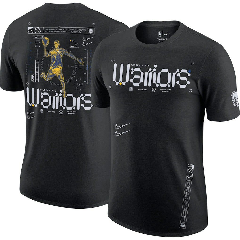 Nike - Golden State Warriors Courtside Air Traffic Control Max90 T-Shirt - Black