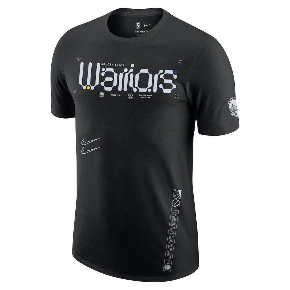 Nike - Golden State Warriors Courtside Air Traffic Control Max90 T-Shirt - Black