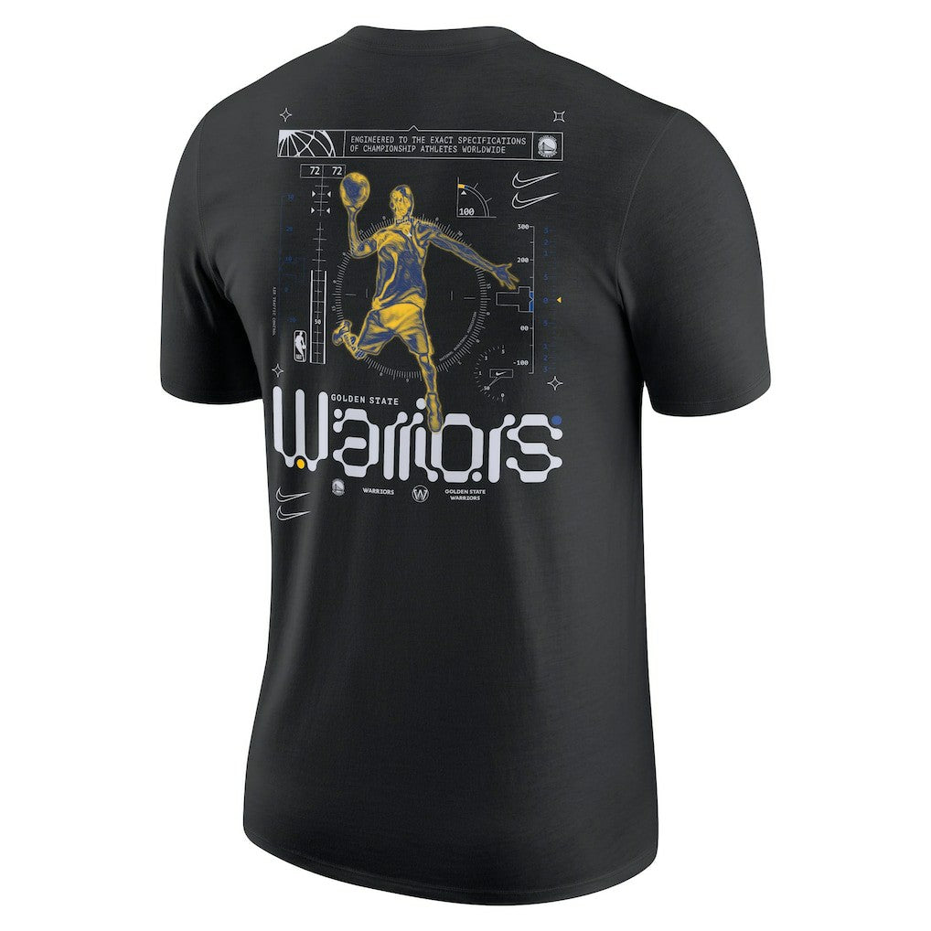 Nike - Golden State Warriors Courtside Air Traffic Control Max90 T-Shirt - Black
