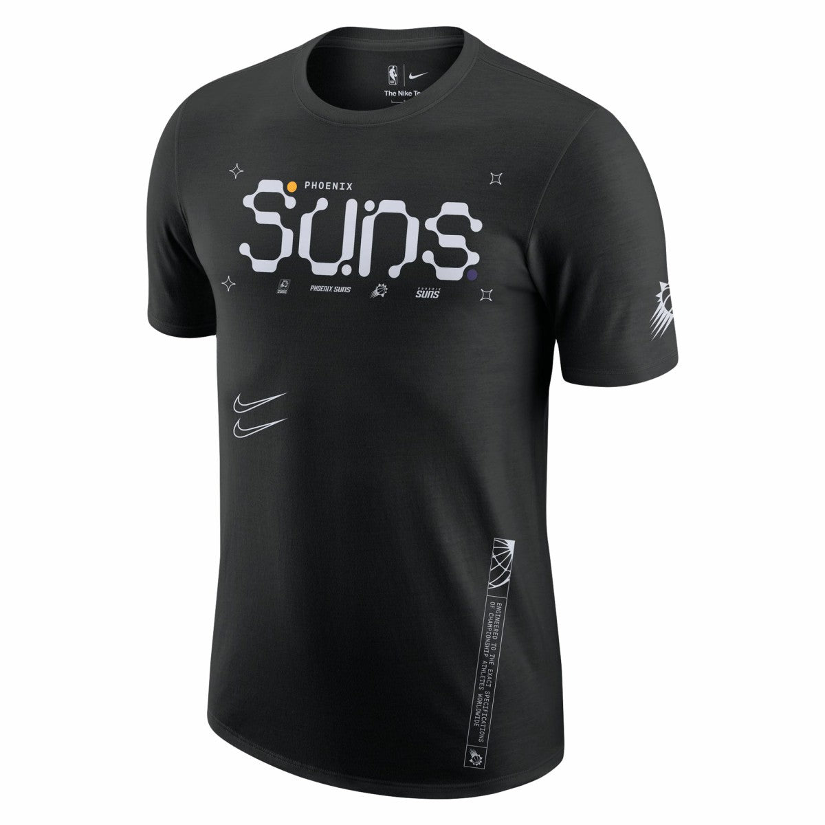 Nike - Phoenix Suns Courtside Air Traffic Control Max90 T-Shirt - Black