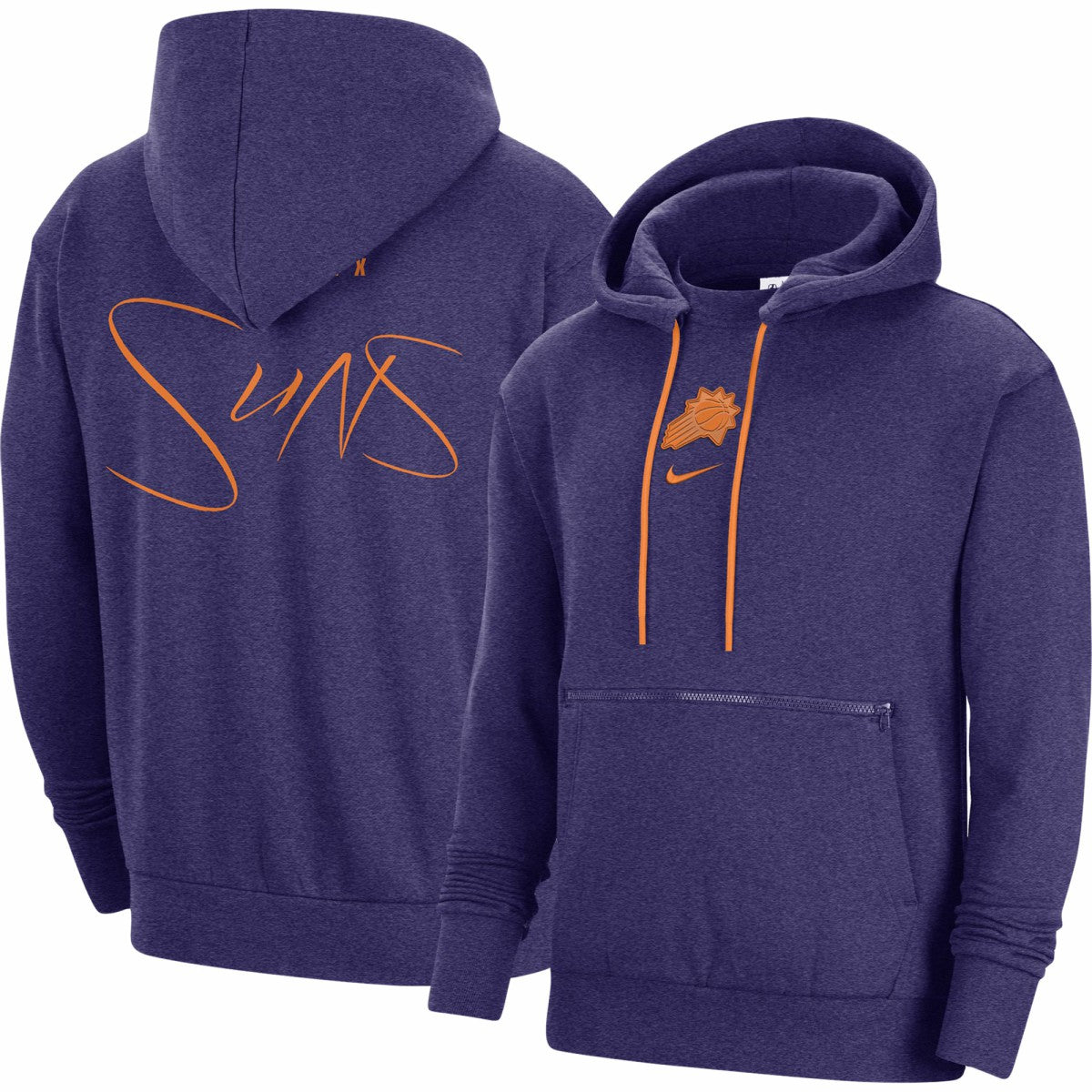 Nike - Phoenix Suns Courtside Versus Flight Pullover Hoodie - Heather Purple