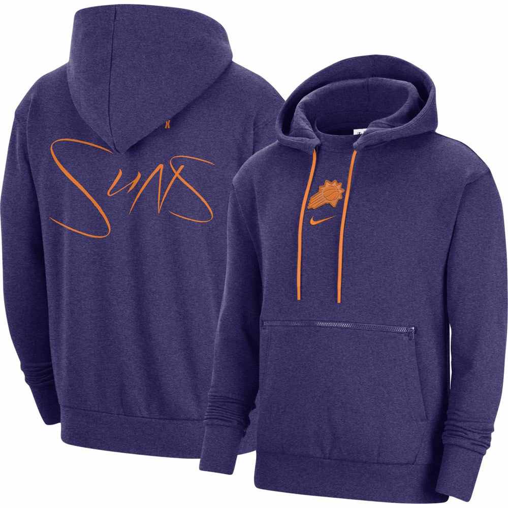 Nike - Phoenix Suns Courtside Versus Flight Pullover Hoodie - Heather Purple