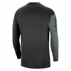 Nike - Los Angeles Lakers Courtside Versus Flight MAX90 Long Sleeve T-Shirt - Black