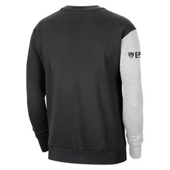 Nike - Brooklyn Nets Courtside Versus Force & Flight Pullover Sweatshirt - Black/Heather Gray
