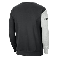 Nike - Chicago Bulls Courtside Versus Force & Flight Pullover Sweatshirt - Black/Heather Gray