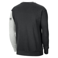 Nike - Golden State Warriors Courtside Versus Force & Flight Pullover Sweatshirt - Black/Heather Gray
