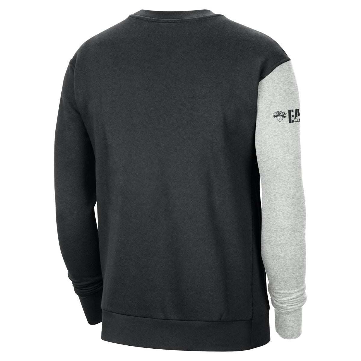 Nike - New York Knicks Courtside Versus Force & Flight Pullover Sweatshirt - Black/Heather Gray