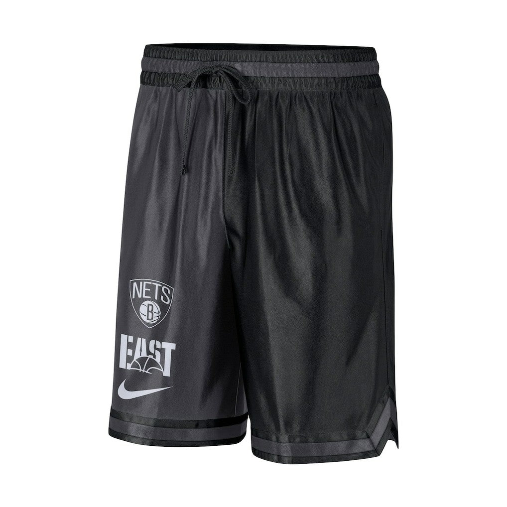 Nike - Brooklyn Nets Courtside Versus Force Split DNA Performance Shorts - Black/Anthracite