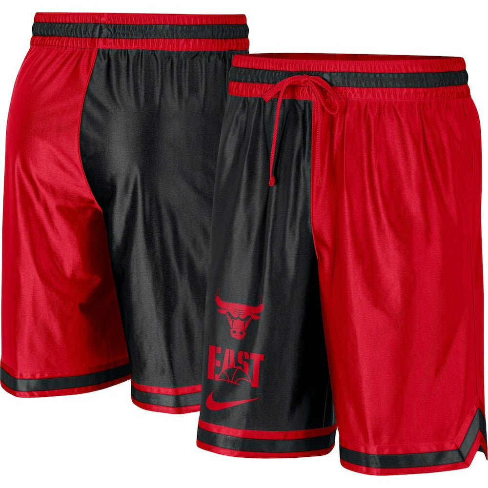 Nike - Chicago Bulls Courtside Versus Force Split DNA Performance Shorts - Red/Black