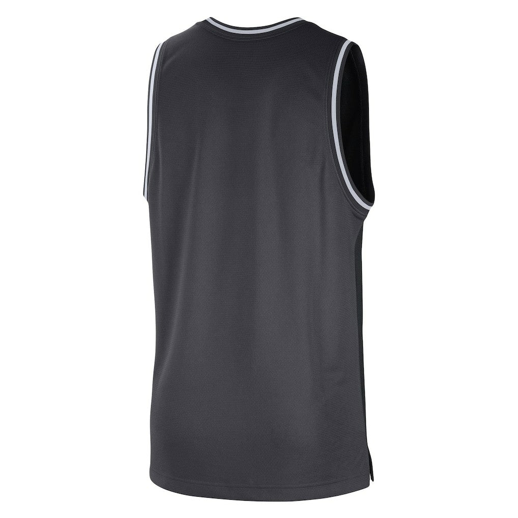 Nike - Brooklyn Nets Courtside Versus Force Split DNA Performance Mesh Tank Top - Black/Anthracite