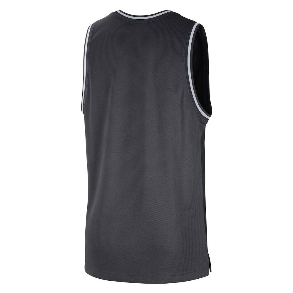 Nike - Brooklyn Nets Courtside Versus Force Split DNA Performance Mesh Tank Top - Black/Anthracite