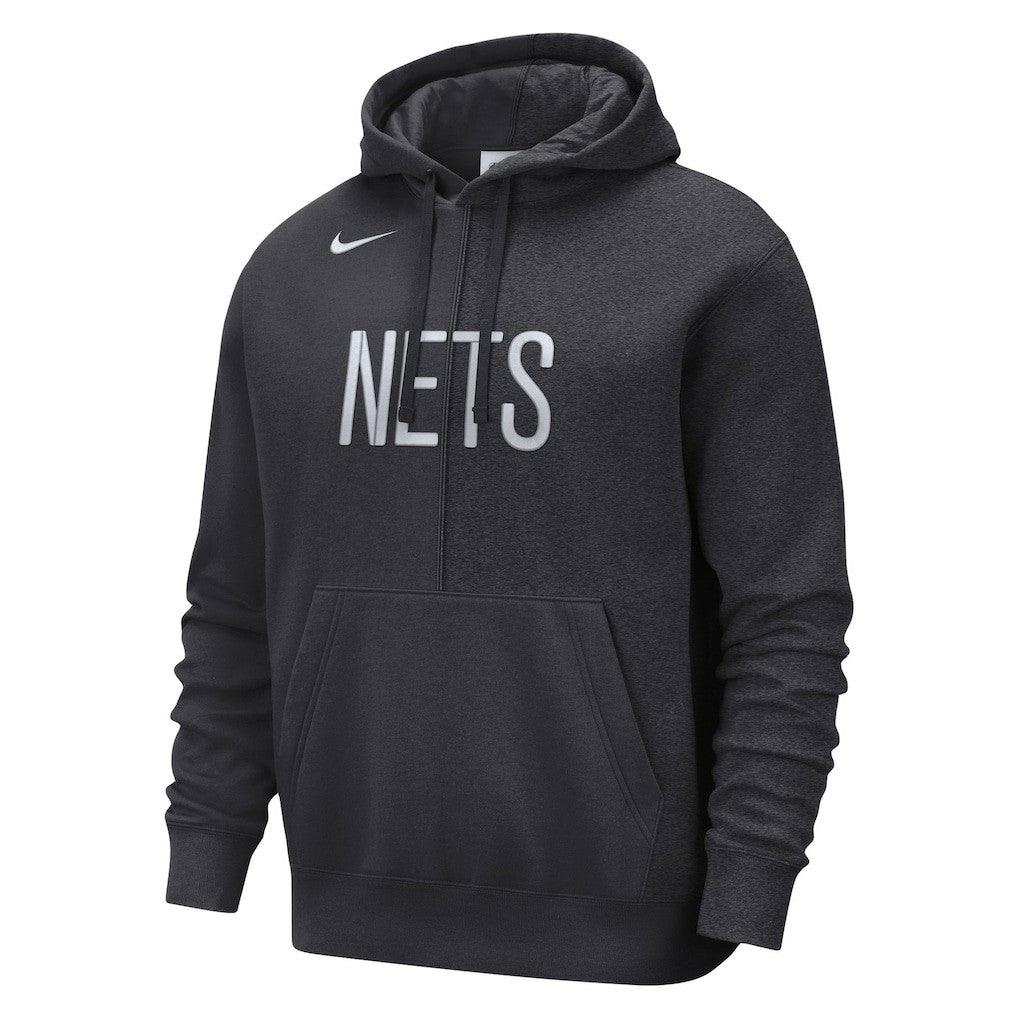 Nike - Brooklyn Nets Courtside Versus Stitch Split Pullover Hoodie - Anthracite