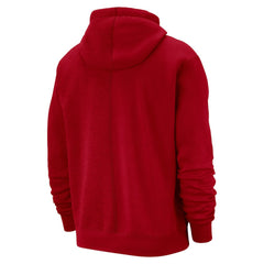 Nike - Philadelphia 76ers Courtside Versus Stitch Split Pullover Hoodie - Red