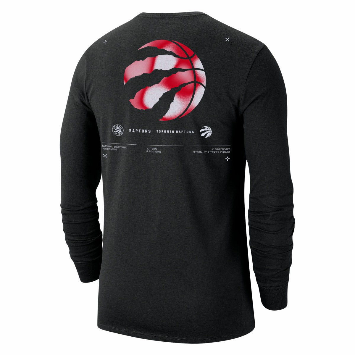 Nike - Toronto Raptors Essential Air Traffic Control Long Sleeve T-Shirt - Black
