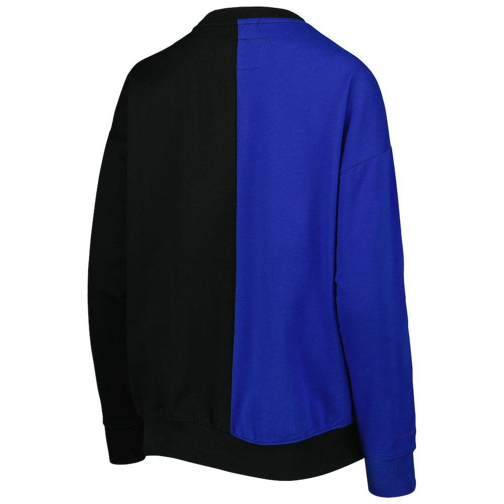 Buffalo Bills Women's Big Face Pullover Sweatshirt Royal/Black - Mitchell & Ness