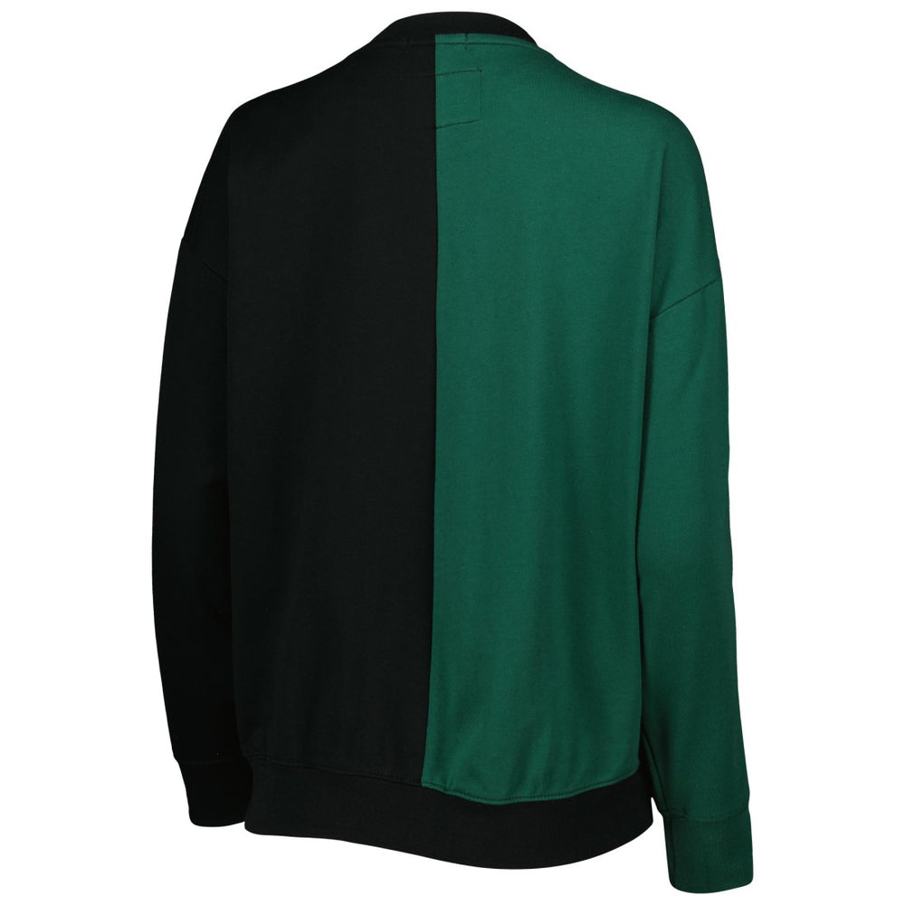 Green Bay Packers Women's Big Face Pullover Sweatshirt Green/Black - Mitchell & Ness