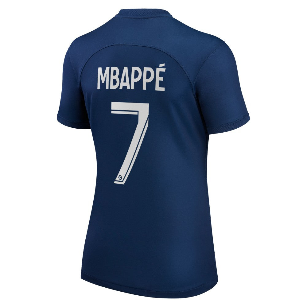 Nike Kylian Mbappé Paris Saint-Germain Women's 2022/23 Home Replica Player Jerseys - Blue