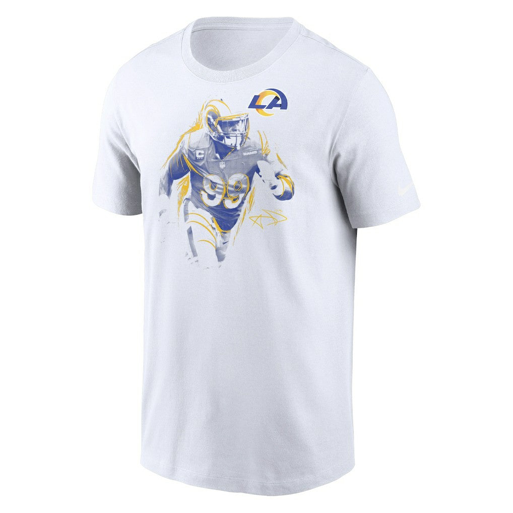 Aaron Donald Los Angeles Rams Player Graphic T-Shirt White - Nike