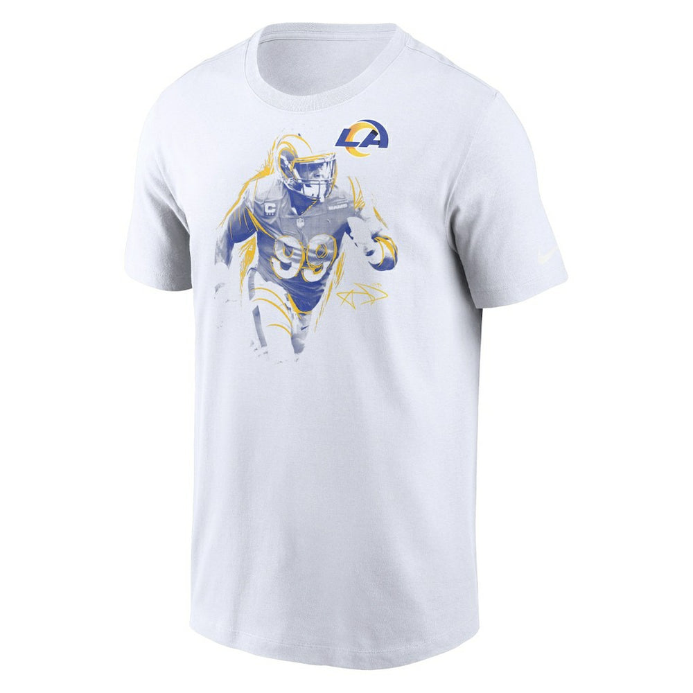 Aaron Donald Los Angeles Rams Player Graphic T-Shirt White - Nike