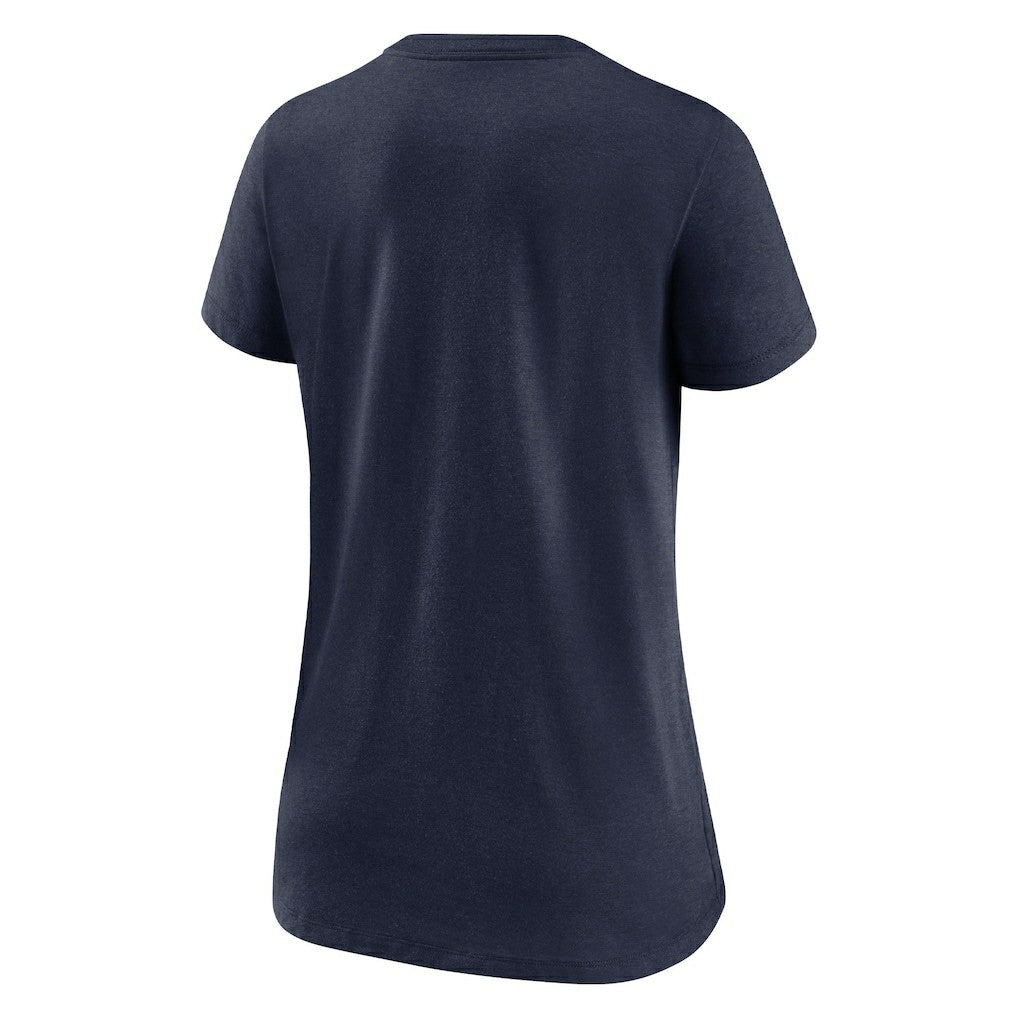 New England Patriots Women's Hometown Collection Tri-Blend V-Neck T-Shirt Navy - Nike