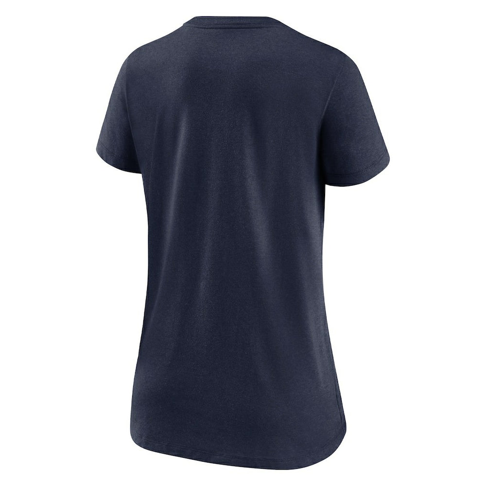 New England Patriots Women's Hometown Collection Tri-Blend V-Neck T-Shirt Navy - Nike