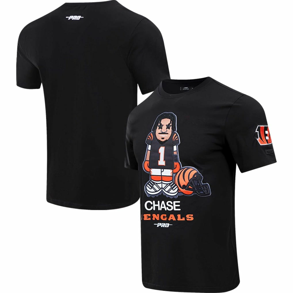 Ja'Marr Chase Cincinnati Bengals Pro Standard Player Avatar Graphic T-Shirt Black - NFL