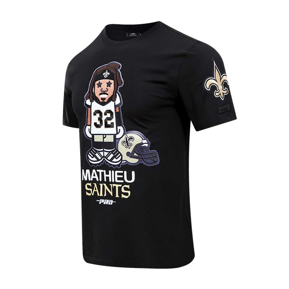 Tyrann Mathieu New Orleans Saints Pro Standard Player Avatar Graphic T-Shirt Black - NFL