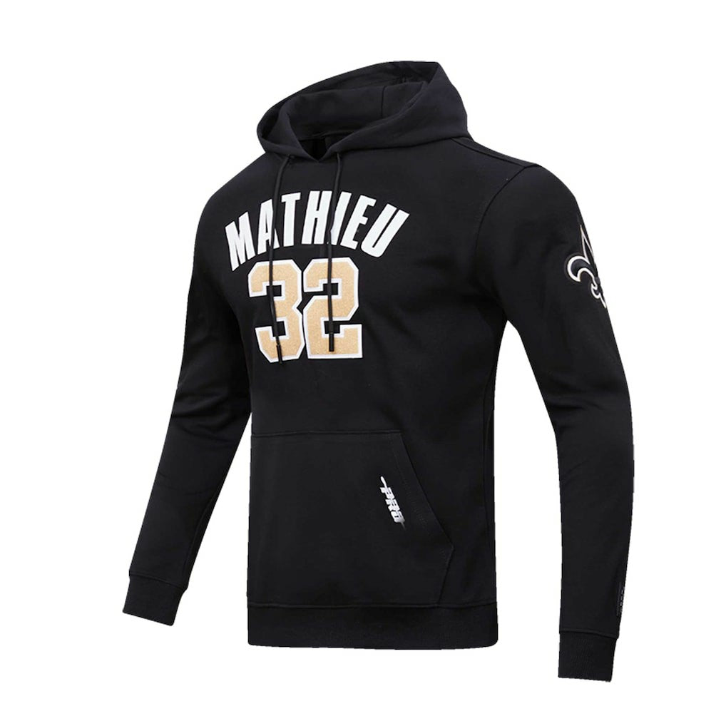 Tyrann Mathieu New Orleans Saints Pro Standard Player Name & Number Pullover Hoodie Black - NFL