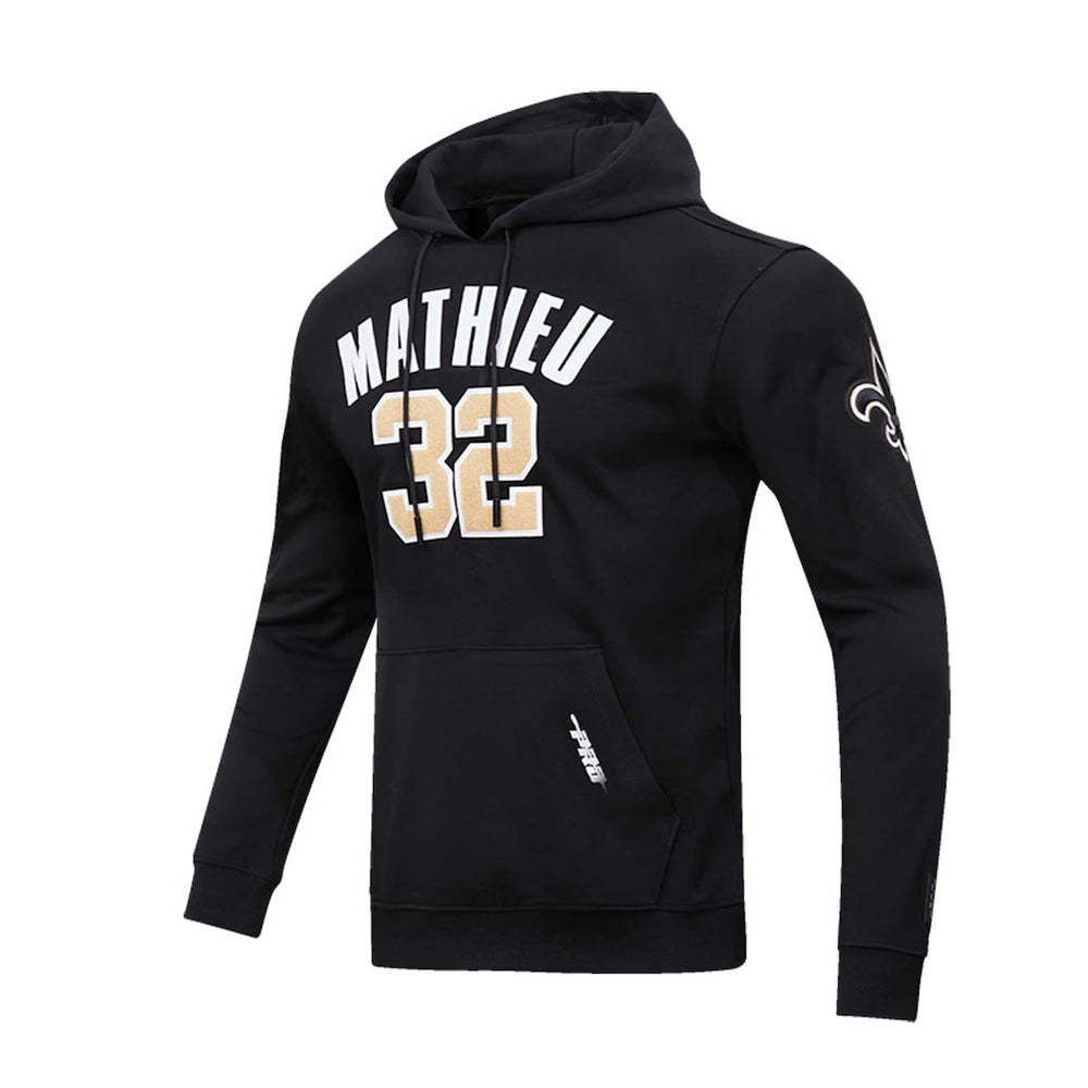 Tyrann Mathieu New Orleans Saints Pro Standard Player Name & Number Pullover Hoodie Black - NFL