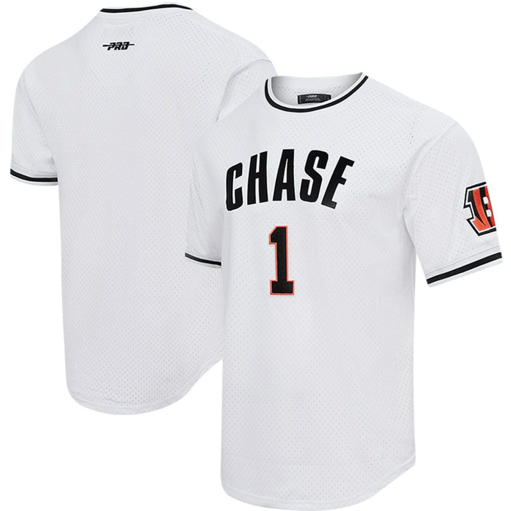 Ja'Marr Chase Cincinnati Bengals Pro Standard Mesh Player Name & Number Top White - NFL