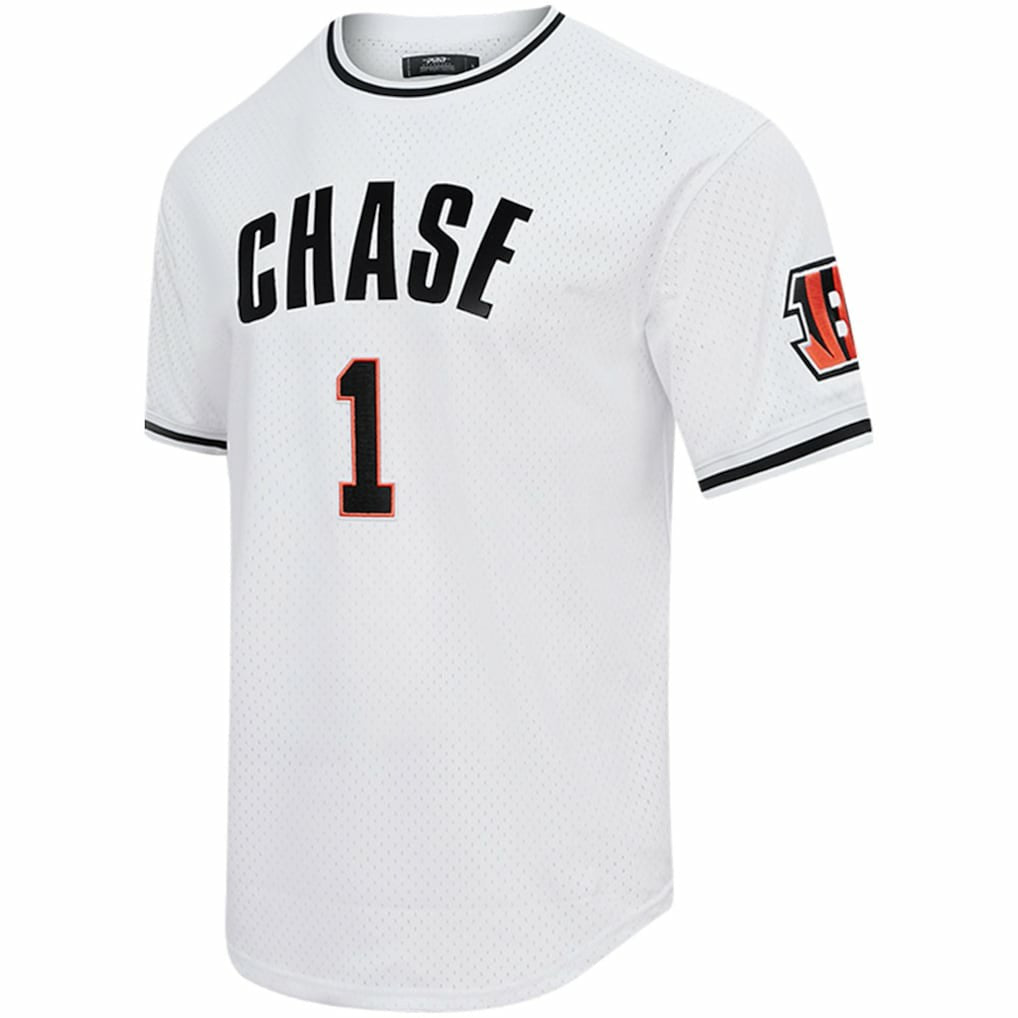 Ja'Marr Chase Cincinnati Bengals Pro Standard Mesh Player Name & Number Top White - NFL