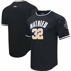 Tyrann Mathieu New Orleans Saints Pro Standard Mesh Player Name & Number Top Black - NFL