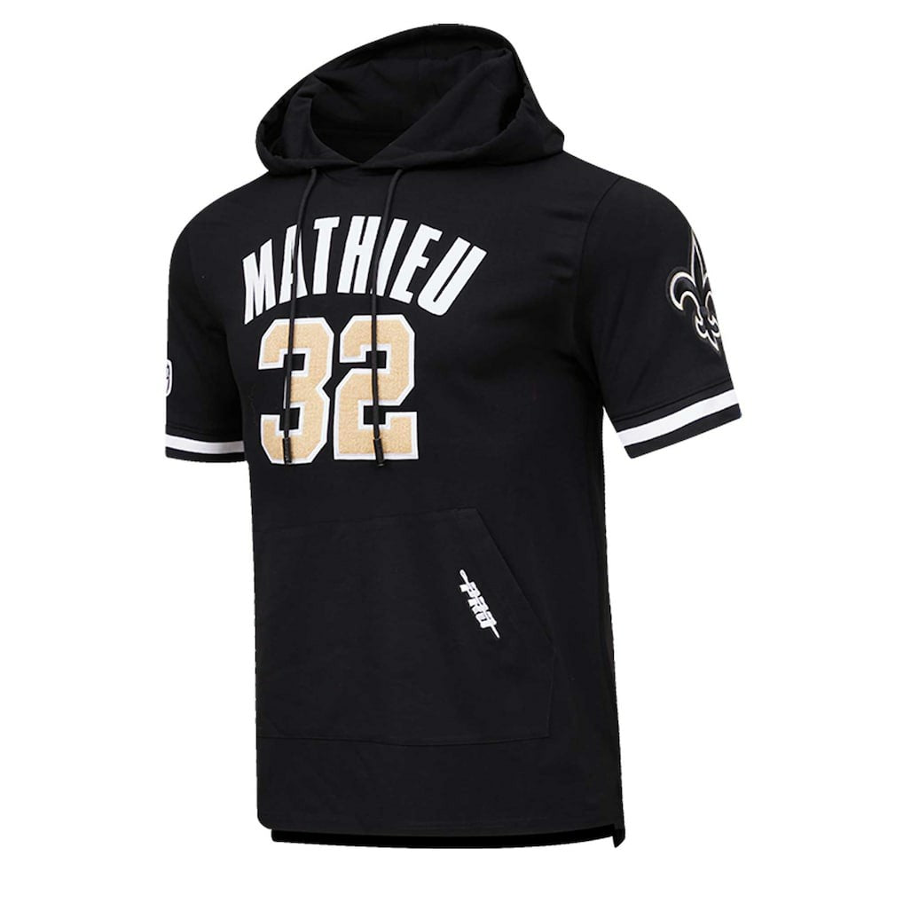 Tyrann Mathieu New Orleans Saints Pro Standard Player Name & Number Hoodie T-Shirt Black - NFL
