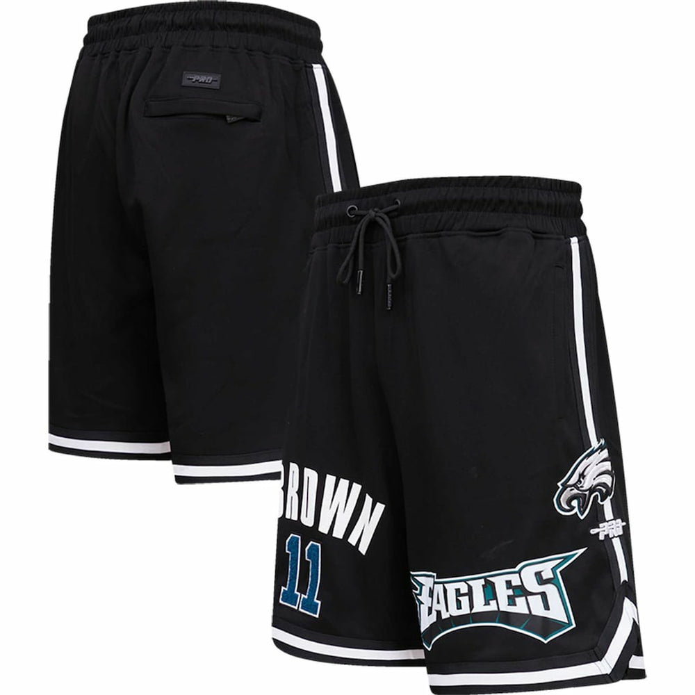 A.J. Brown Philadelphia Eagles Pro Standard Player Name & Number Shorts Black - NFL