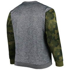 Fanatics - Philadelphia 76ers Big & Tall Camo Stitched Sweatshirt - Heather Charcoal