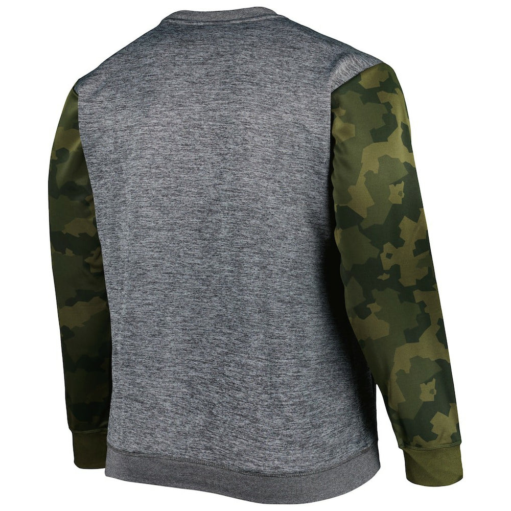 Fanatics - Chicago Bulls Big & Tall Camo Stitched Sweatshirt - Heather Charcoal