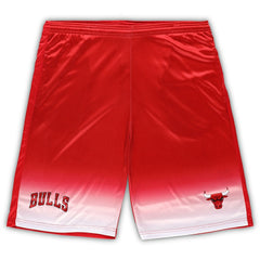 Fanatics - Chicago Bulls Big & Tall Fadeaway Shorts - Red